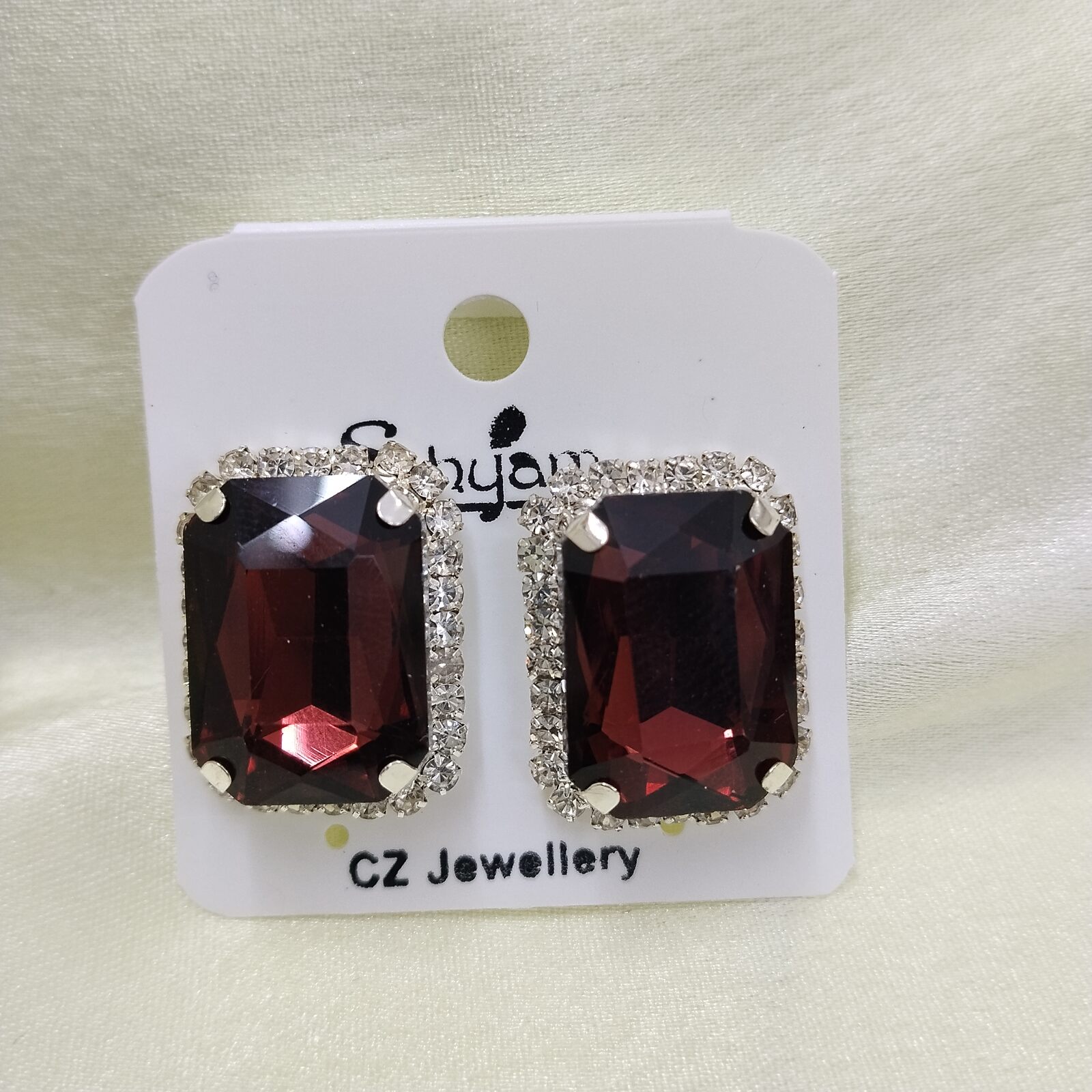 Brown Stone Earrings