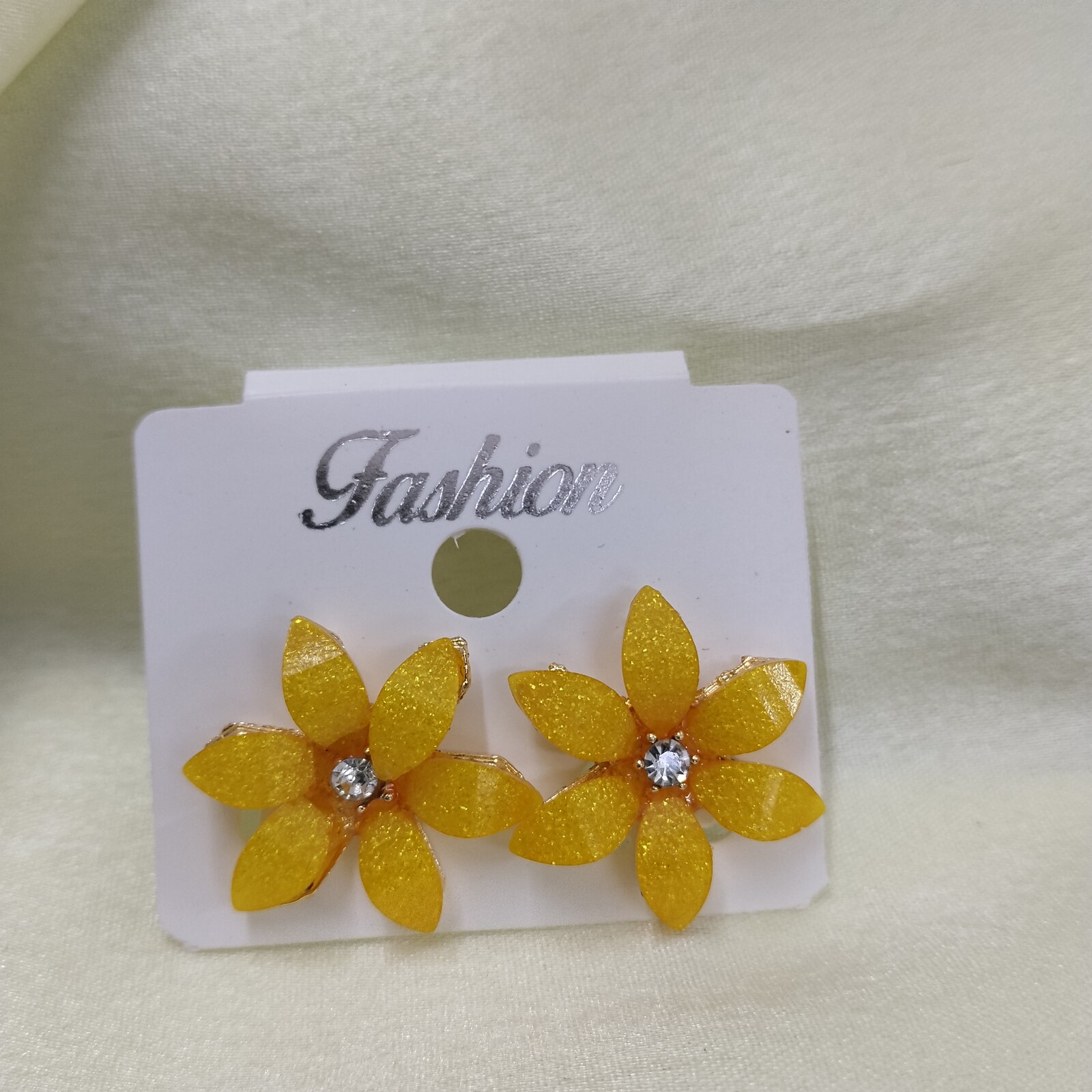 Flower Earring Yellow