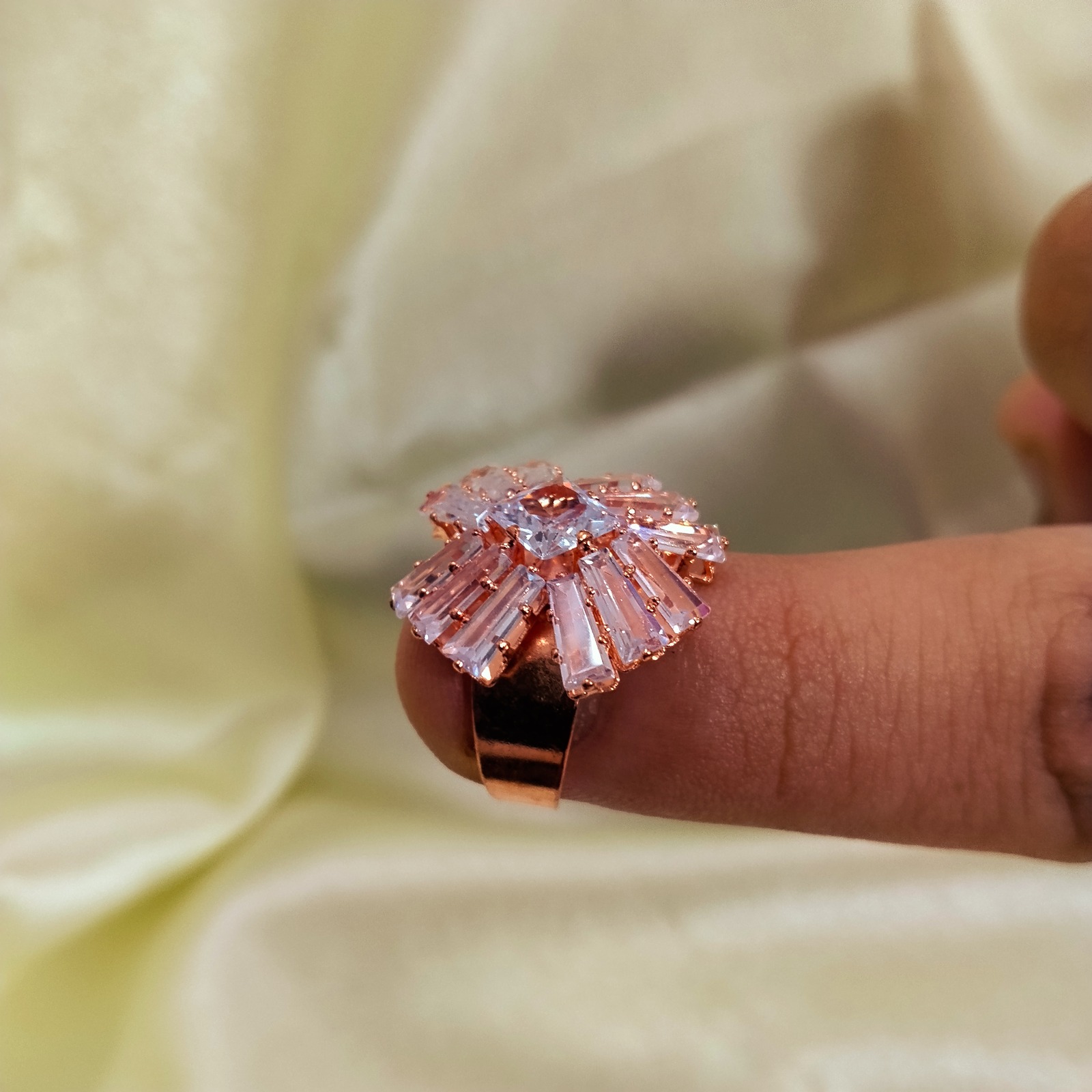 Light Pink Adjustable Ring