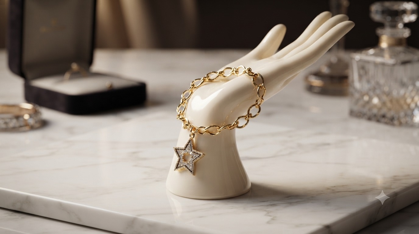 Golden Star Chain Bracelet
